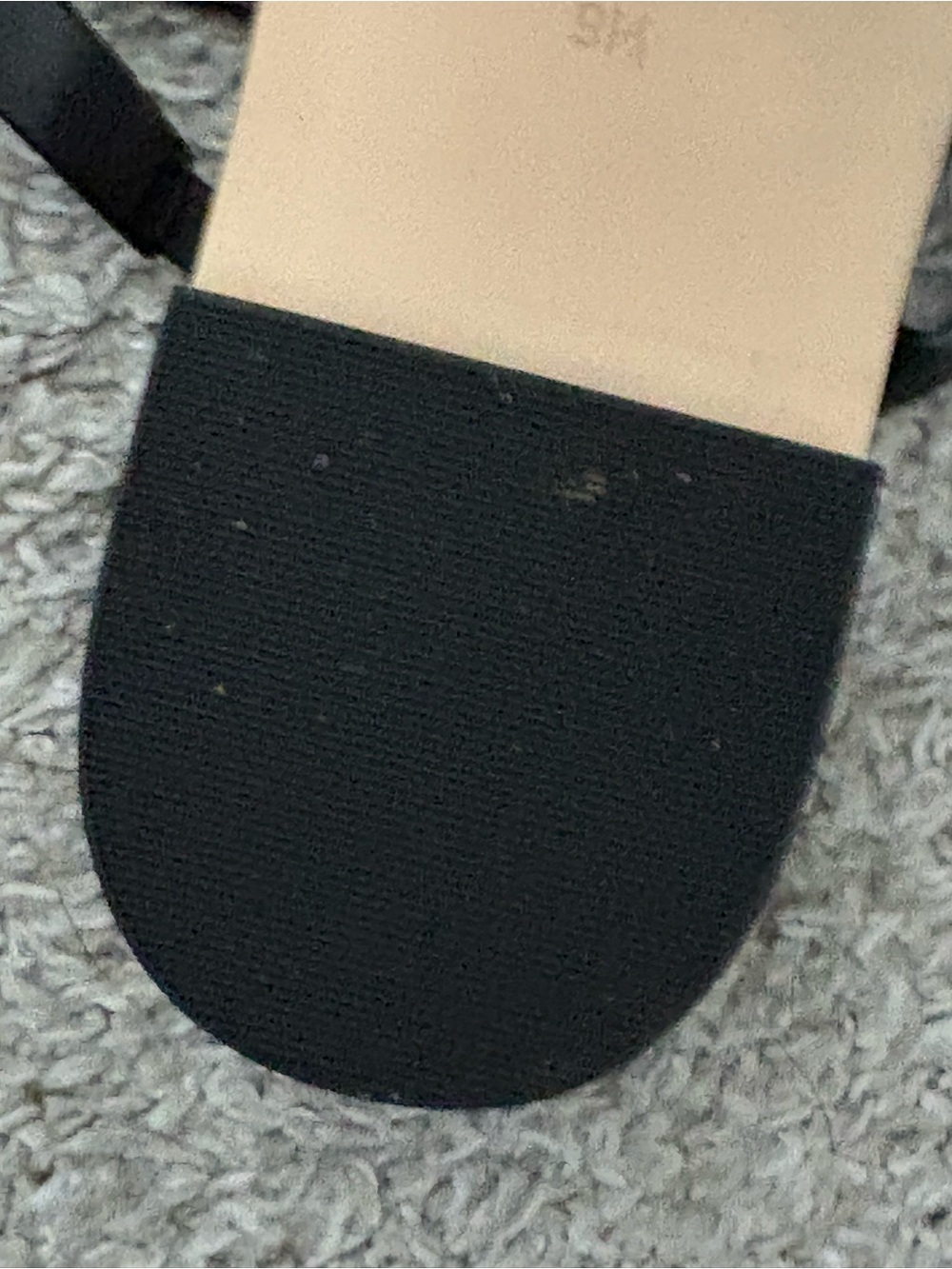 Michael Kors Black Leather Sandal - Picture 3 of 5